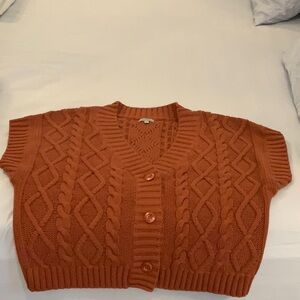 Women’s cotton cable vest by Jamison